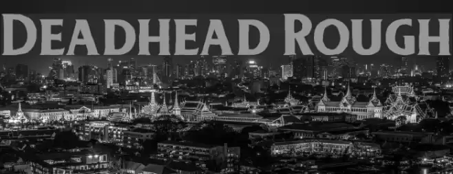 Deadhead Rough Font examples