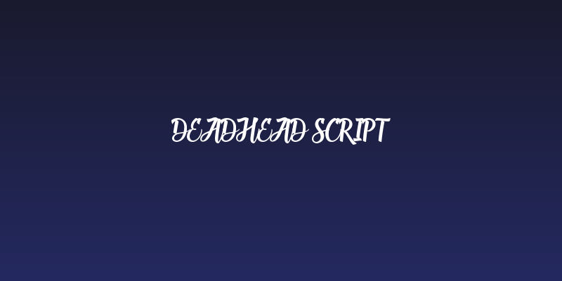 Deadhead Script Social Header