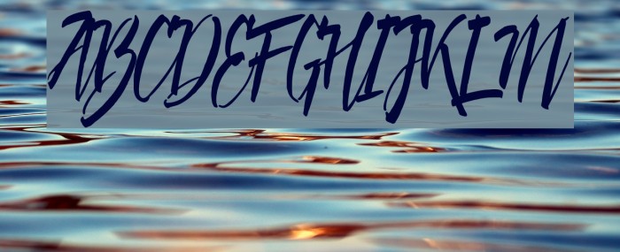 DeadheadBrush Font examples