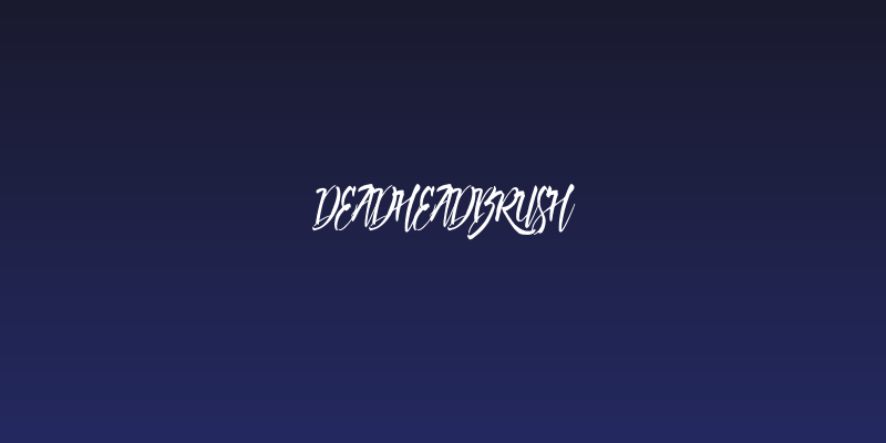 DeadheadBrush Social Header