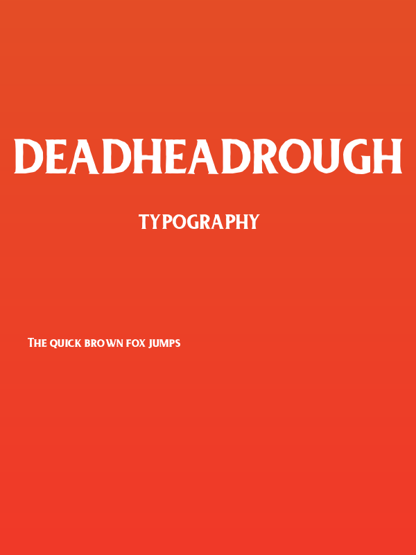 DeadheadRough Poster