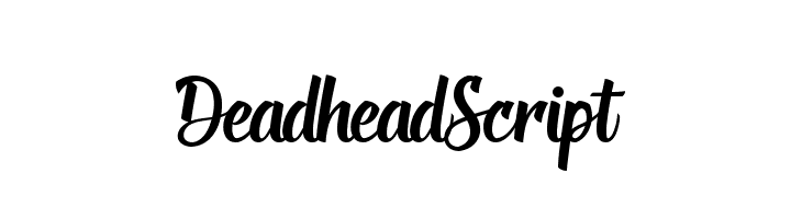 DeadheadScript  Frei Schriftart Herunterladen