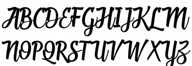 DeadheadScript 字体 大写
