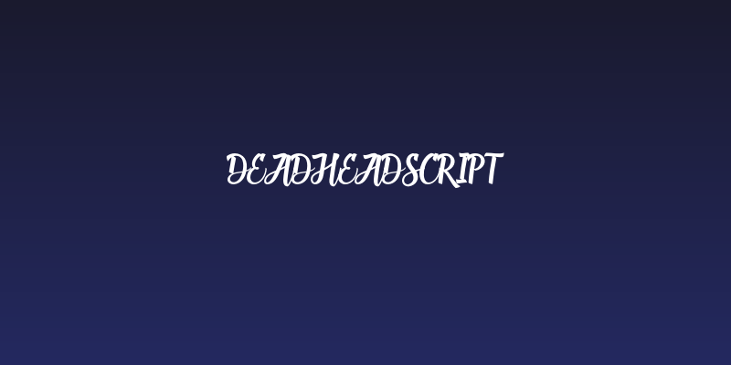 DeadheadScript Social Header