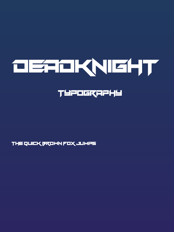 Deadknight Poster