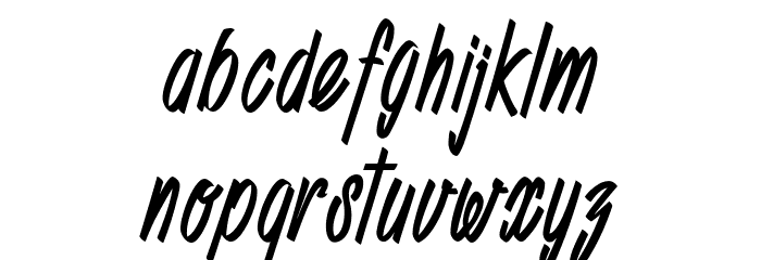 Deadline Countdown_PersonalUseOnly Font LOWERCASE