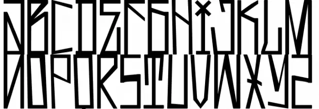 Deadline Font UPPERCASE