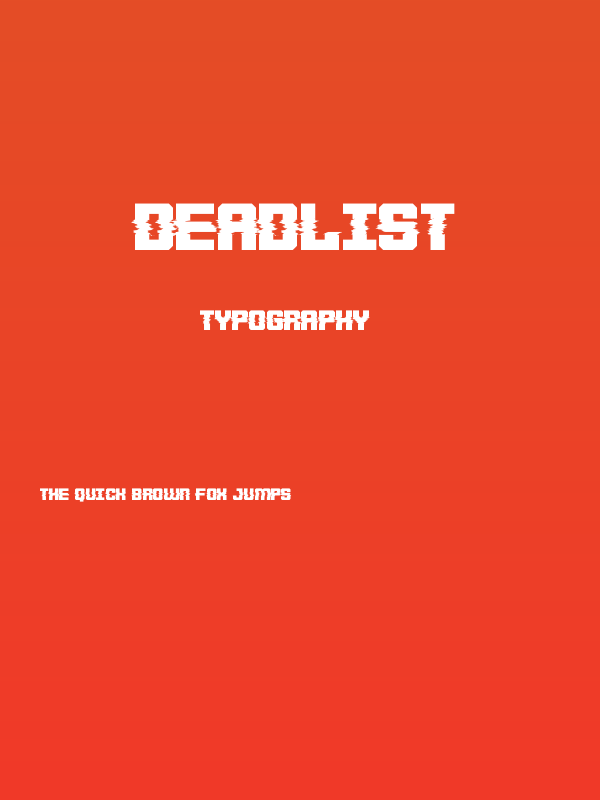 Deadlist Poster