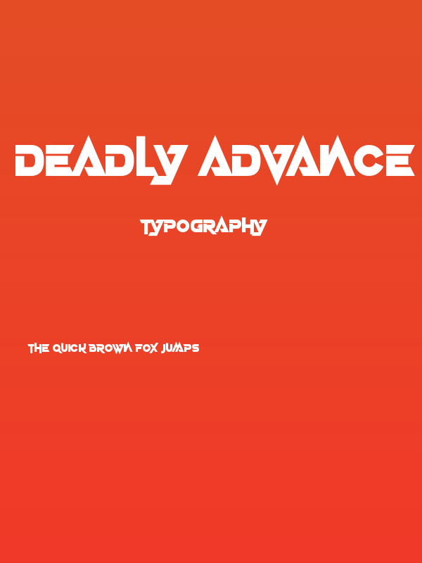 Deadly Advance Poster