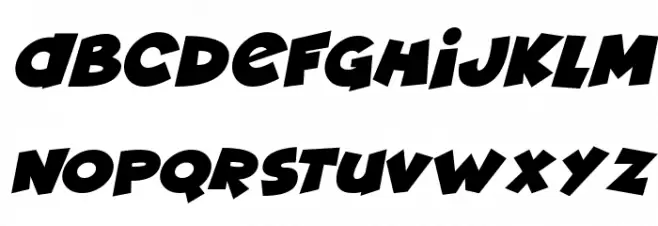 Deadly Cute Italic Шрифта ВЕРХНИЙ