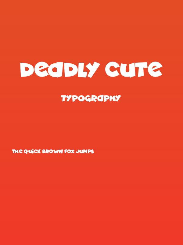 Deadly Cute Poster
