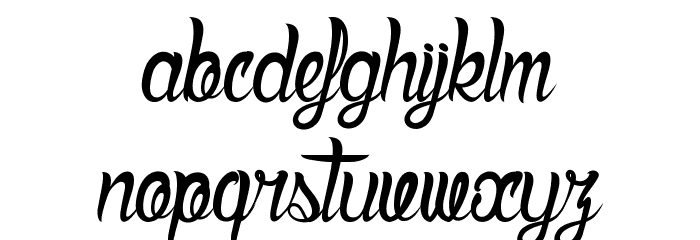 Deadly Inked Font LOWERCASE