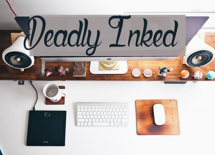 Deadly Inked Шрифта examples