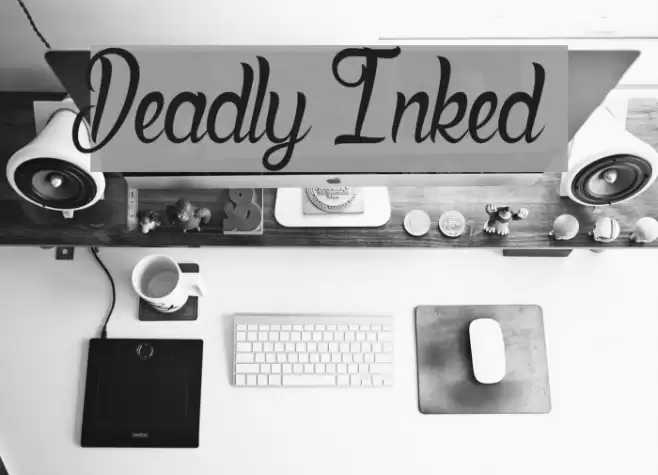 Deadly Inked Font examples