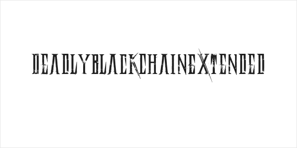 DeadlyBlackChainExtended Logo