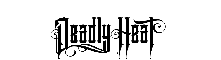 DeadlyHeat  免费字体下载