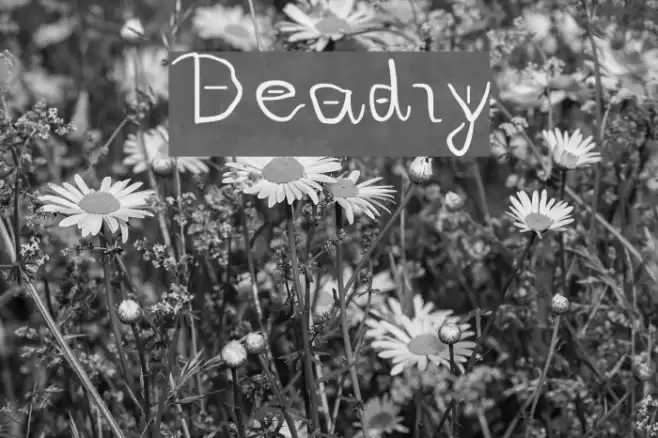 Deadly Font examples