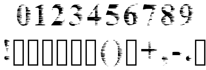 Deadly_race Font OTHER CHARS