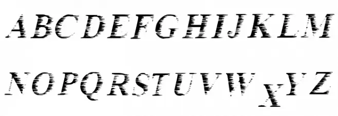 Deadly_race_Italic Fuentes MAYÚSCULAS