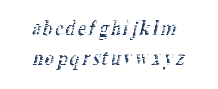 Deadly_race_Italic Lowercase