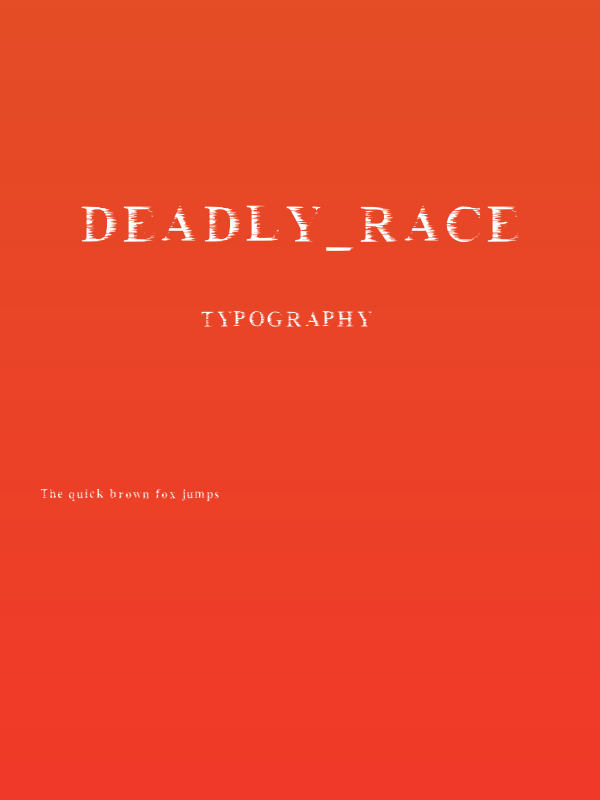 Deadly_race Poster