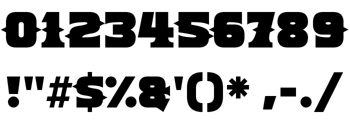 Deadman Font OTHER CHARS