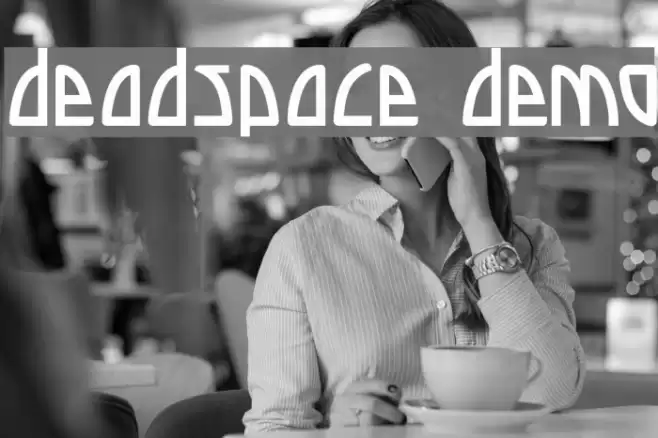 Deadspace DEMO Font examples
