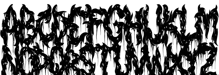 Deadwax DEMO Hard Font LOWERCASE