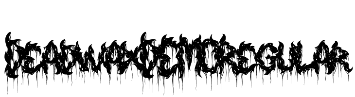 Deadwax DEMO Regular  font caratteri gratis