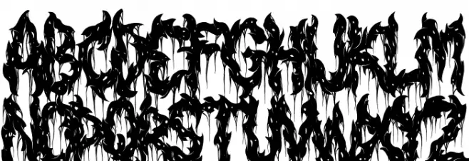 Deadwax DEMO Regular フォント 大文字