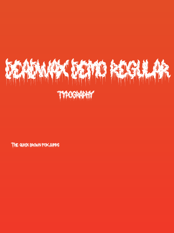 Deadwax DEMO Regular Poster