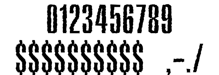 DeaffontDemo Font OTHER CHARS