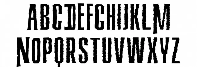 DeaffontDemo Caratteri MAIUSCOLE