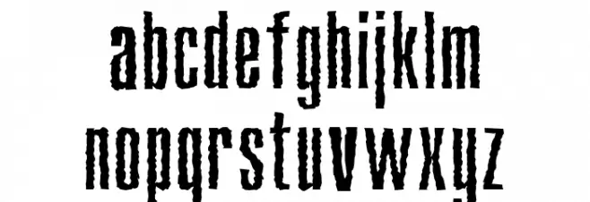 DeaffontDemo フォント 小文字