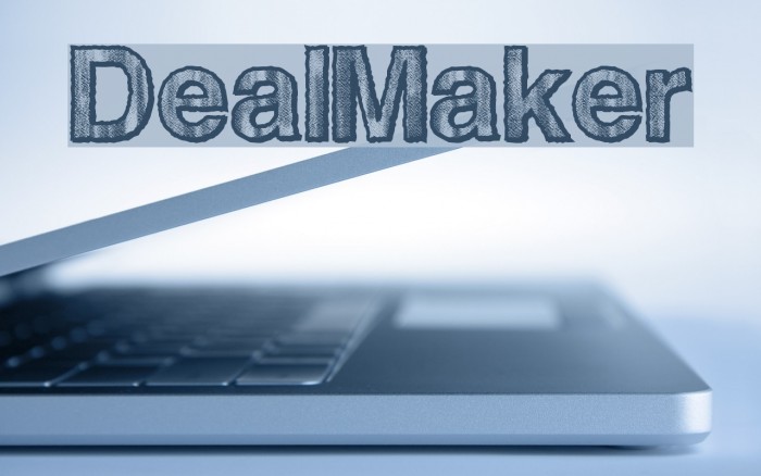 DealMaker Font examples