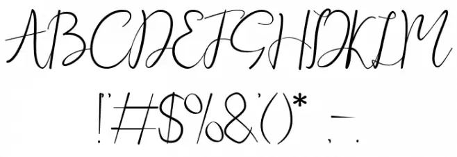 Dealega Font OTHER CHARS