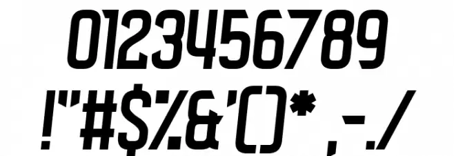 Dealer Strikes Font OTHER CHARS