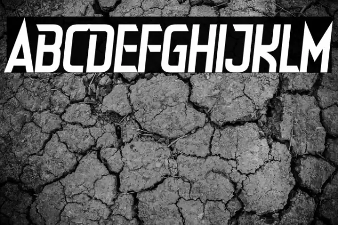 Dealer Strikes Font examples