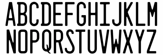 DealerplateCalifornia-Regular फ़ॉन्ट लोअरकेस