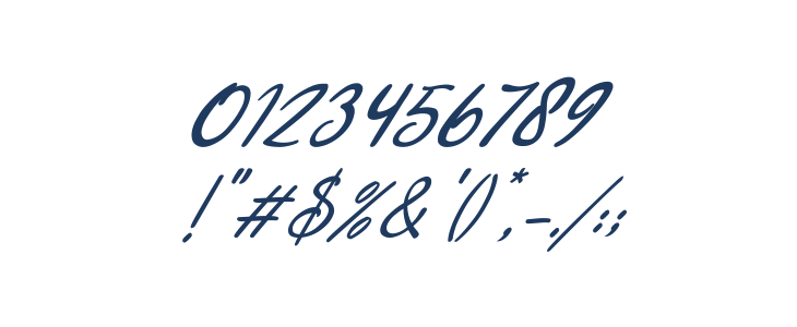 Deallisa Italic Other Characters