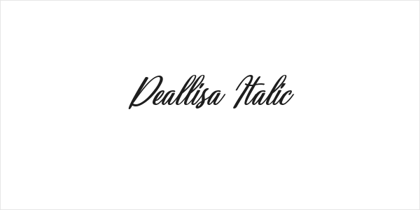 Deallisa Italic Logo