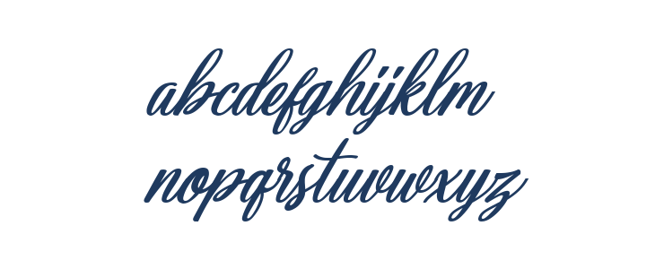 Deallisa Italic Lowercase