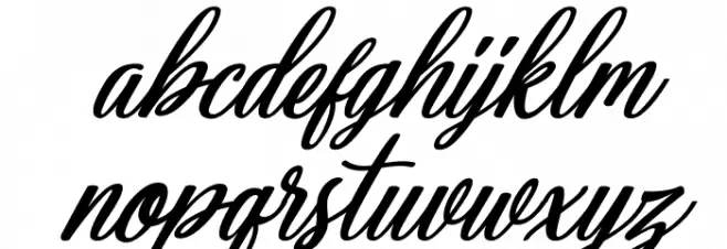 Deallisa Italic Caratteri MINUSCOLO