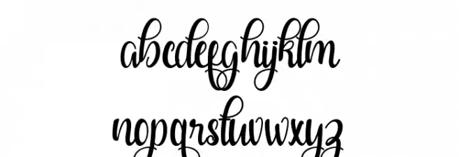 Dealova-Regular फ़ॉन्ट लोअरकेस