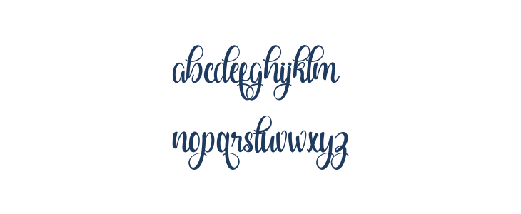 Dealova-Regular Lowercase