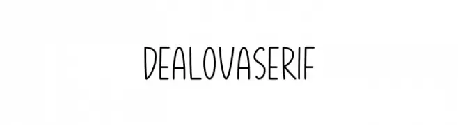 Dealova Serif  免费字体下载