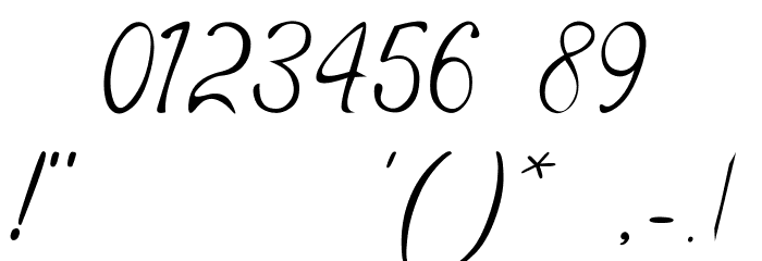 Dealova Font OTHER CHARS