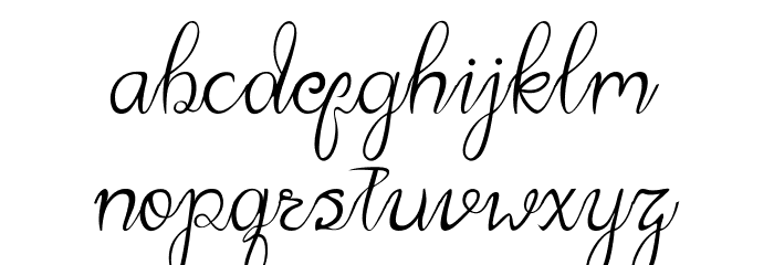 Dealova Font LOWERCASE