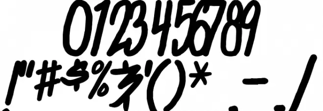 Dealspinner TBS Bold Font OTHER CHARS