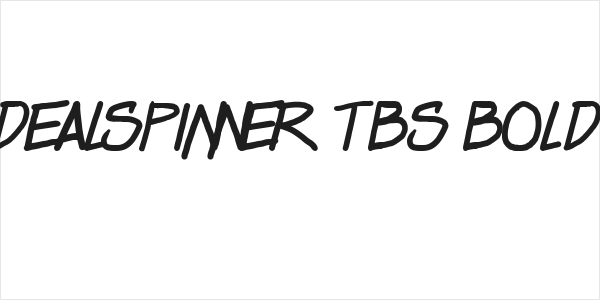 Dealspinner TBS Bold Logo